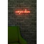 WALLXPERT Dekorativna plastična LED rasveta Carpe Diem Red - slika 1