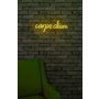WALLXPERT Dekorativna plastična LED rasveta Carpe Diem Yellow - slika 1