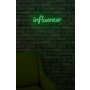 WALLXPERT Dekorativna plastična LED rasveta Influencer Green - slika 1