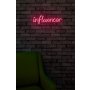 WALLXPERT Dekorativna plastična LED rasveta Influencer Pink - slika 1