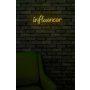 WALLXPERT Dekorativna plastična LED rasveta Influencer Yellow - slika 1