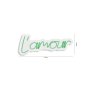 WALLXPERT Dekorativna plastična LED rasveta L'amour Green - slika 3