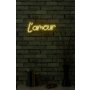 WALLXPERT Dekorativna plastična LED rasveta L'amour Yellow - slika 1