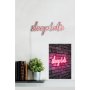 WALLXPERT Dekorativna plastična LED rasveta Sleep Late Pink - slika 3