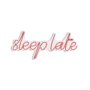 WALLXPERT Dekorativna plastična LED rasveta Sleep Late Pink - slika 4