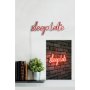 WALLXPERT Dekorativna plastična LED rasveta Sleep Late Red - slika 3