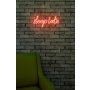 WALLXPERT Dekorativna plastična LED rasveta Sleep Late Red - slika 1