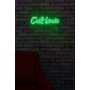 WALLXPERT Dekorativna plastična LED rasveta C'est La Vie Green - slika 1