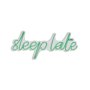 WALLXPERT Dekorativna plastična LED rasveta Sleep Late Green - slika 3