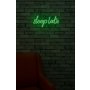 WALLXPERT Dekorativna plastična LED rasveta Sleep Late Green - slika 1