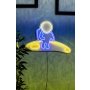 WALLXPERT Dekorativna plastična LED rasveta Astronaut Moon Jump Multicolor - slika 1