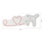 WALLXPERT Dekorativna plastična LED rasveta Love Trip Plane Multicolor - slika 2
