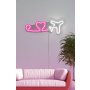 WALLXPERT Dekorativna plastična LED rasveta Love Trip Plane Multicolor - slika 3