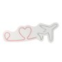 WALLXPERT Dekorativna plastična LED rasveta Love Trip Plane Multicolor - slika 4