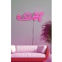 WALLXPERT Dekorativna plastična LED rasveta Love Trip Plane Pink - slika 3