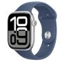 APPLE Watch S10 GPS 46mm Silver Alu Case with Denim Sport Band - M/L (mwwm3qv/a) - slika 1
