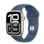 APPLE Watch S10 GPS 42mm Silver Alu Case with Denim Sport Band - M/L (mwwc3qv/a) - slika 1
