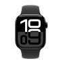 APPLE Watch S10 GPS 42mm Jet Black Alu Case with Black Sport Band - S/M (mwwe3qv/a) - slika 2