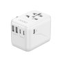 DVICED Universal travel adapter 28W - White - slika 4