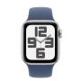 APPLE Watch SE2 v3 GPS 40mm Silver Alu Case with Denim Sport Band - S/M (mxec3qv/a) - slika 2