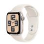 APPLE Watch SE2 v3 GPS 40mm Starlight Alu Case with Starlight Sport Band - S/M (mxef3qv/a) - slika 1