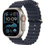 APPLE Watch Ultra2 v2 Cellular 49mm Natural Titanium Case with Navy Ocean Band (mx4d3se/a) - slika 1