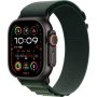 APPLE Watch Ultra2 v2 Cellular 49mm Black Titanium Case with Dark Green Alpine Loop - Medium (mx4r3se/a) - slika 1