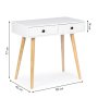 ModernHome Radni sto sa dve fioke (WYJ-095-2) - slika 4