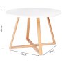 ModernHome Klub sto Scandinavian Coffe (RH1902-04) - slika 4