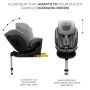 KINDERKRAFT AUTO SEDISTE I-FIX i size 40-150cm GRAPHITE BLACK - slika 2