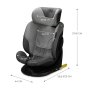 KINDERKRAFT AUTO SEDISTE I-FIX i size 40-150cm GRAPHITE BLACK - slika 1