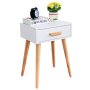 ModernHome Noćni stočić Deva Bela (WYJ-085 WHITE) - slika 2