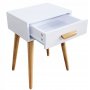 ModernHome Noćni stočić Deva Bela (WYJ-085 WHITE) - slika 3