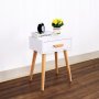ModernHome Noćni stočić Deva Bela (WYJ-085 WHITE) - slika 4