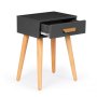 ModernHome Noćni stočić Deva Siva (WYJ-085 GRAY) - slika 3