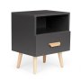 ModernHome Noćni stočić Nova Siva (WYJ-258 GRAY) - slika 2