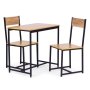 ModernHome Set za trpezariju sto i 2 stolice (CZCY805077TO) - slika 2