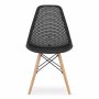 Bolzz Verona set 4 stolice Black - slika 2