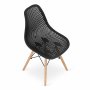 Bolzz Verona set 4 stolice Black - slika 3