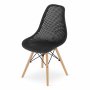 Bolzz Verona set 4 stolice Black - slika 1