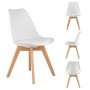 Bolzz Napoli set 4 stolice White - slika 3