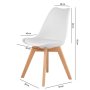 Bolzz Napoli set 4 stolice White - slika 4