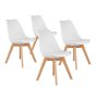 Bolzz Napoli set 4 stolice White - slika 1