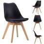 Bolzz Napoli set 4 stolice Black - slika 2