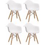 Bolzz Modena set 4 stolice White - slika 1