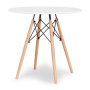 Bolzz Torino okrugli sto 80 cm White - slika 3