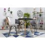 Bolzz Torino okrugli sto 80 cm Black - slika 4