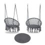 ModernHome Ljuljaška za terasu Modern siva (GW-076A GREY) - slika 3