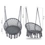 ModernHome Ljuljaška za terasu Modern siva (GW-076A GREY) - slika 4