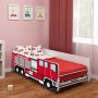 ACMA Krevet za decu Vatrogasac 180 x 80 cm - slika 1